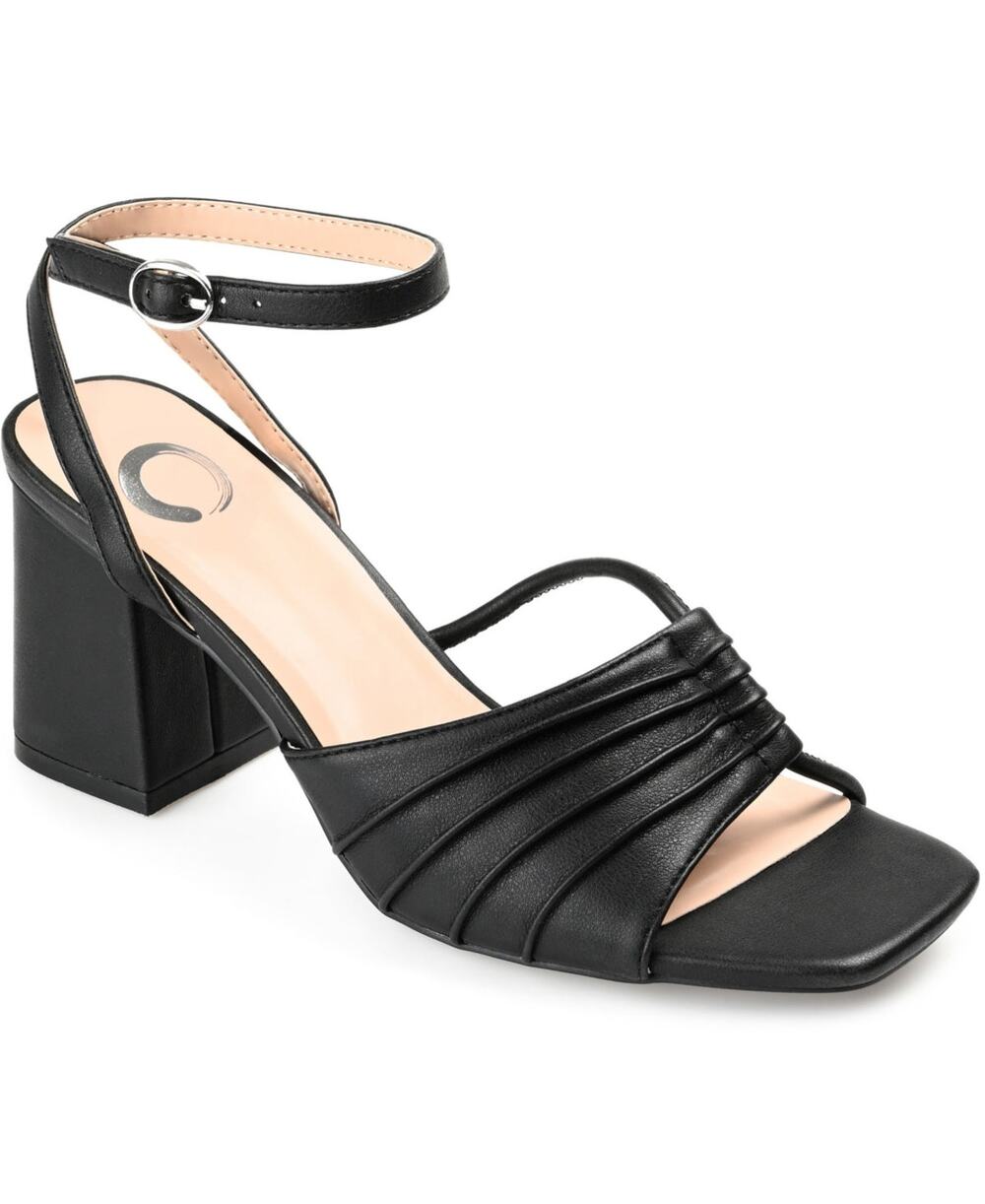 Women's Journee Collection Shillo Open Toe Block Heel Sandals - 6.5 - NIB